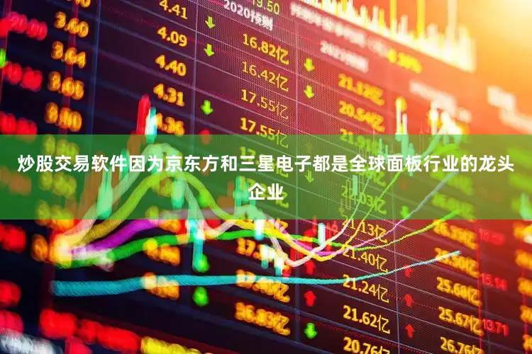 炒股交易软件因为京东方和三星电子都是全球面板行业的龙头企业